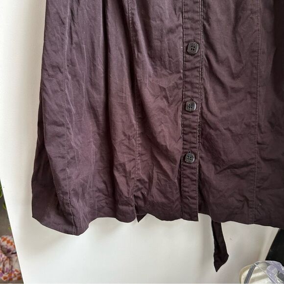 Brown vintage style east fifth button down dress - Picture 9 of 12